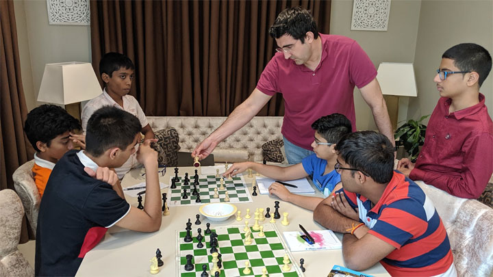 kramnik treinando