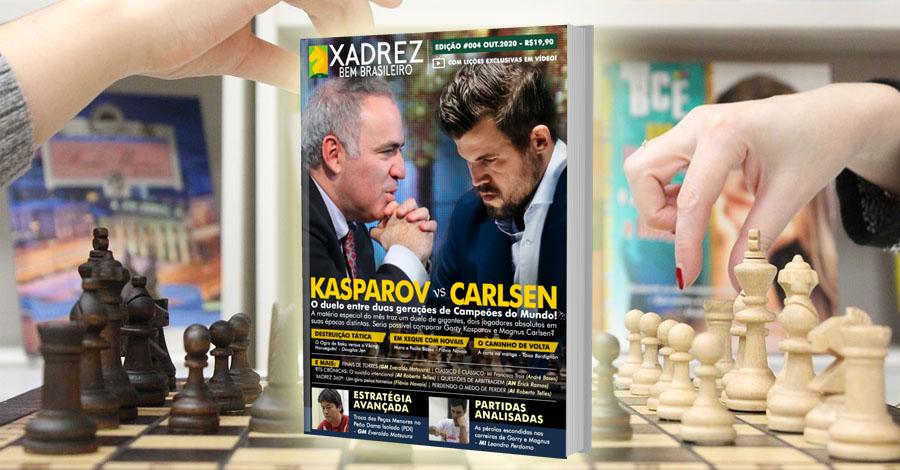 revista xadrez bem brasileiro magnus carlsen garry kasparov