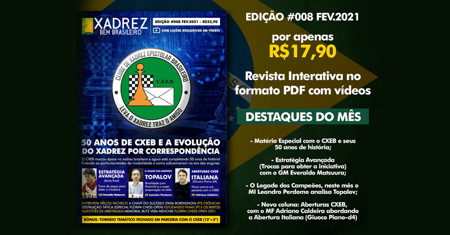 revista xadrez bem brasileiro