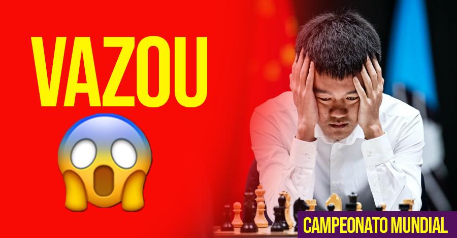 Ding Liren conquistou o campeonato mundial de xadrez no desempate