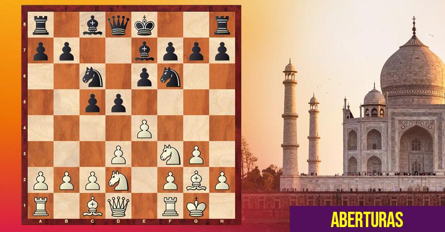 ESSA linha da índia do Rei é boa até DEMAIS no xadrez!! 